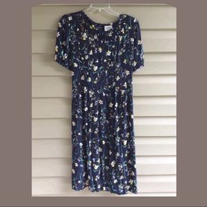Liz Baker Essentials blue dress